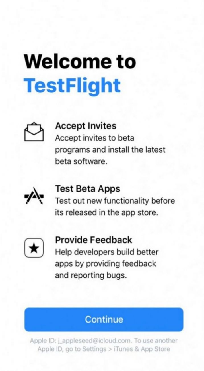 苹果TestFlight Beta测试版更新下载图片1