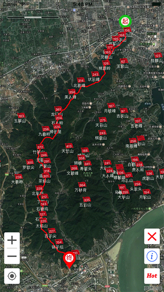 杭州登山地图app1