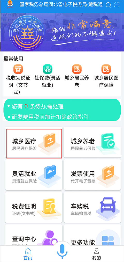 楚税通app医保缴费(图2)