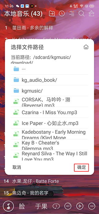 本地音乐播放器app(图4)